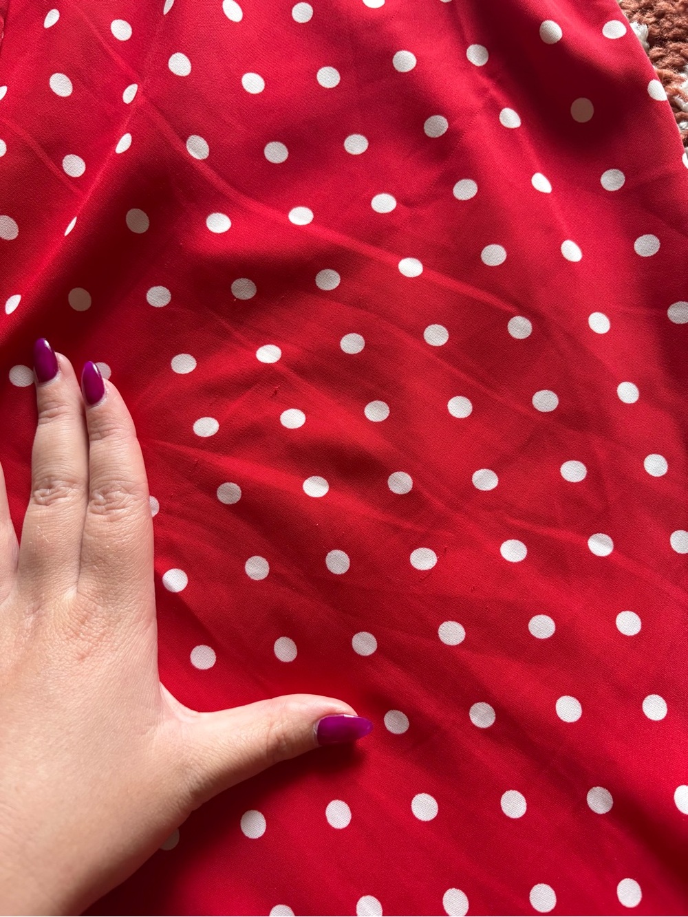 Princess Polly Nellie Maxi Dress Red Polka Dot - Picture 10 of 11